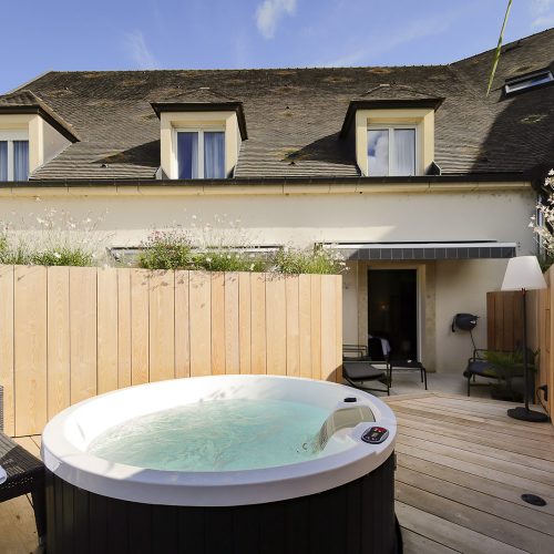 Photos terrasse chambre avec jacuzzi